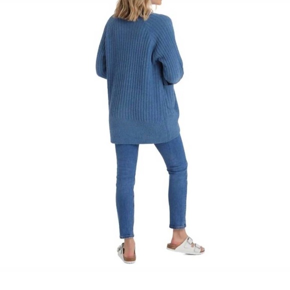 Softies Solid Rib Marshmallow Cocoon Cardigan Size Small - Picture 4 of 9